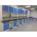 Rectangular Chemistry Lab Bench Lab Furniture Hong Kong With DTC 105\u00b0 Buffer Hinge for sale