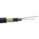 Outdoor Aerial ADSS G652D Single Mode Cable Optic Fiber 4/6/8/12/24 core PE outer sheath Aramid yarn for sale