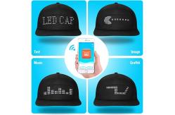 China Programmable Bluetooth LED Hat Display Message Editable Cool Caps supplier