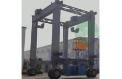 China Long Hook Electric Rubber Tyred Container Gantry Crane 10t To 100t  With Cab supplier