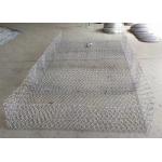 80x100mm 3mm wire galvanized hexagonal gabion basket for sale