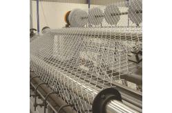 China 8 Gauge Galvanized Diamond Chain Link Fence Manual Operated Iron supplier