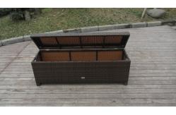 China Bedroom Rattan Storage Boxes With Powder Coated Aluminum Frame supplier