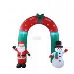 Inflatable Snowman Archway Inflatable Christmas Inflatable Archway With Santa for sale