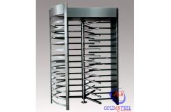 China Stainless Steel Security Full Height Turnstile Gate with Electric Mechanical Management supplier