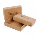 Recyclable Eco Friendly Packaging Box Kraft Paper Cardboard Postal Boxes for sale