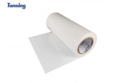 China Hot Melt Adhesive Film Milky White Translucent PES Polyester For Embroidery Patch supplier