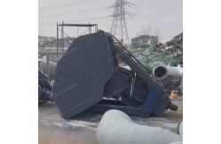 China 12CBM Wireless Remote Control Grab Clamshell Crane Bucket Radio 630mm supplier