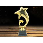 Custom Logo Plastic Trophy Cup With Star Design Three Sizes Optional