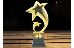 China Custom Logo Plastic Trophy Cup With Star Design Three Sizes Optional supplier
