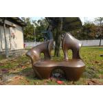 Customized Copper Garden Art Sculpture Abstract Style Garden Decoration for sale