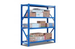 China Customizable Boltless Steel Shelves Warehouse Metal Medium Duty Storage Rack supplier