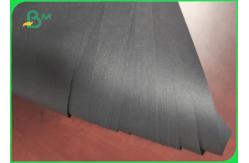 China 2 Side Matte Black Paper 300gsm Durable Black Kraft Paper in roll supplier