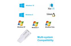 China Dual Band USB WiFi Adapter 600Mbps For Mac OS Windows Vista supplier