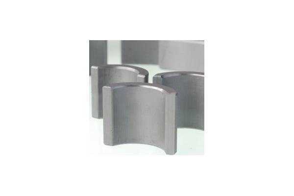 Industrial Hard 100CC Starter Motor Magnets Black Ferrite Segment Magnet