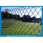 Dark Green Chain Link Fence Applied Private Grounds / Transit / Road for sale