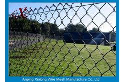 China Dark Green Chain Link Fence Applied Private Grounds / Transit / Road supplier