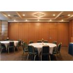 Multi - Function Room Folding Sound Proof Partition Walls With Aluminum Tracks Rollers for sale