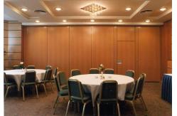 China Multi - Function Room Folding Sound Proof Partition Walls With Aluminum Tracks Rollers supplier
