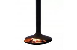 China Efficient Log Burner Round Suspended Fireplace From Ceiling Heavy Duty Construction supplier