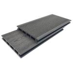 145*21 mm Water-proof  Co extrusion Hollow Outdoor Decking Wpc Vinyl Flooring For Swimming Pool for sale