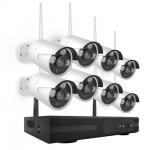 Indoor 1080P 8CH NVR Kit , Outdoor 8 Channel WiFi NVR IP Camera for sale