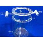 Morse6.5 Flange Quartz Reactor Tube With Grinding Mouth for sale
