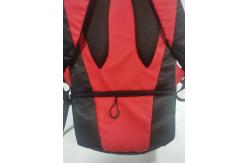 China Detachable Bike Helmet Backpack Bag Red With Dry / Wet Separation supplier