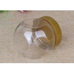 225ml Costmetic Clear PET Jars Well - Sealing With Screw PP Cap