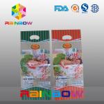 Custom Logo Back Side Sealing Plastic Pouches Packaging With A Hang Hole For Dry Noodles for sale