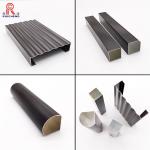 Sandblasting Seamless Extruded Aluminum Tube 9mm Height For Outdoor for sale