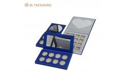 China Luxury Custom Rectangle Custom Empty Eyeshadow Palette Pans Eye Shadow Case Container Packaging supplier