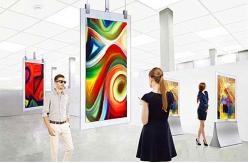 China Integrated Outdoor Transparent OLED Display For Advertising Solution supplier