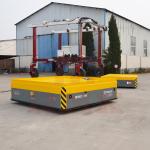 Motor Power 17 Tons Load Battery Transfer Trolley For Concrete Handling