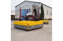 China Motor Power 17 Tons Load Battery Transfer Trolley For Concrete Handling supplier