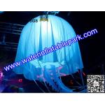 Customise Inflatable Jellyfish Decoration , Inflatable Stage Decoration with Lighting for sale