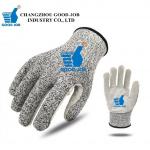 HPPE Polyethylene Puncture Resistant Cow Leather Level 5 Gloves for sale