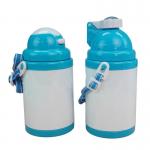 Diy Custom Blank Sublimation Flip Top Water Bottle For Kids Straw Drink Children Bottle for sale