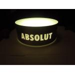 20mm Round Led Bottle Glorifier Engraved Acrylic Lighted Bar Shelves for sale