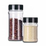 Cylinder 200ml Clear Plastic Jars For Spice Kitchen Organizer for sale