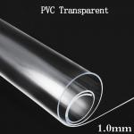 Soft Durable thickness 1.0mm Clear PVC Tablecloth Customized Size for sale