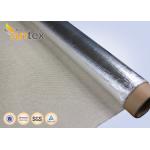 Aluminum Foil Fiberglass Heat Reflective Fabric 0.7mm Removable Insulation Jackets for sale