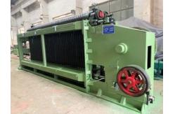 China 22kw Gabion Machine 80x100mm Sustain Bank Hexagonal Mesh Machine supplier