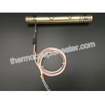 Long Pressed In Brass Nozzle Coil Heaters With Metal Clip For Hot Runner System for sale