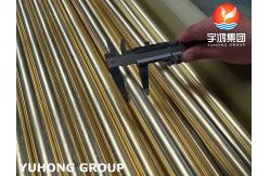 China ASTM B111 / ASME SB111 C44300 Copper Tube For Condenser Heat Exchanger Application supplier