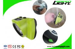China Waterproof Underground Hard Hat Lights 13000lux Brightness With Usb Charging Cable supplier