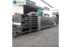 China Grass Vegetable Mesh Belt Dryer Machine Hot Air Drying 58kw supplier