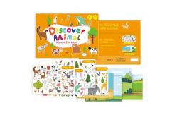 China Removable Reusable Preschool Books Children Learning Toy Eco Friendly supplier
