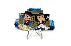 China Soft Enamel Customized Virtual Running Medal Custom Shape For Kid’S Award supplier