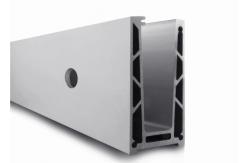 China Adjustable Glass U Channel Glass Balustrades Anodized Aluminum Profiles 6061 supplier